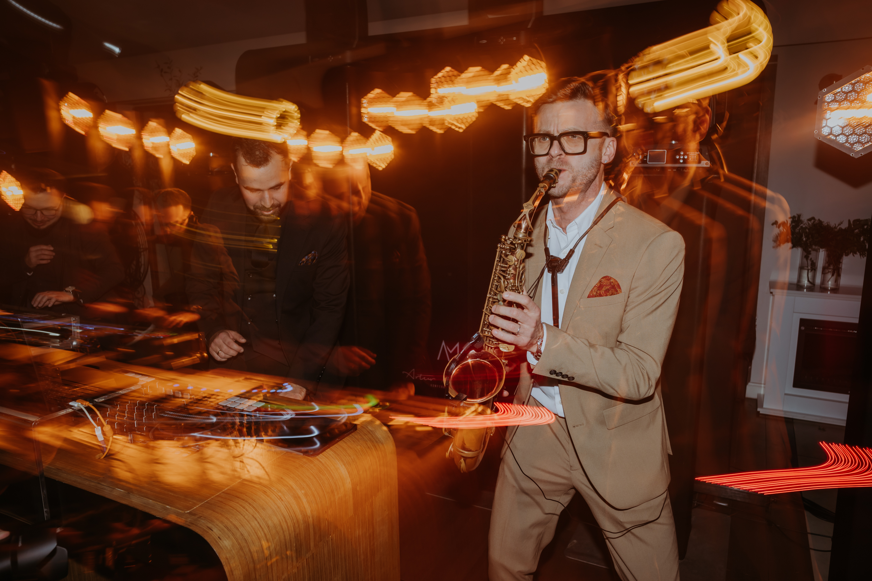 Live Saxophone Performance